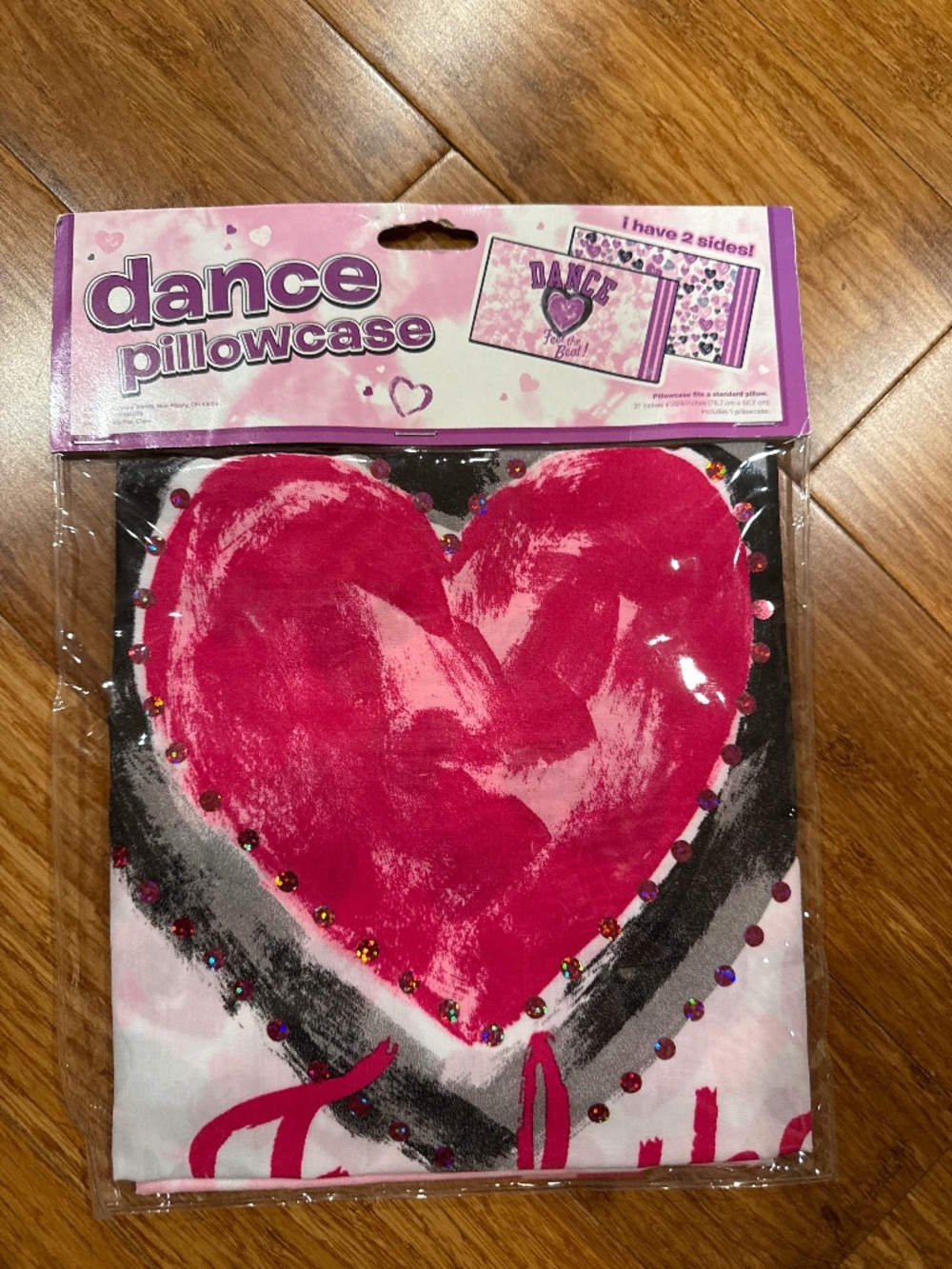 Justice kids Dance pillow case